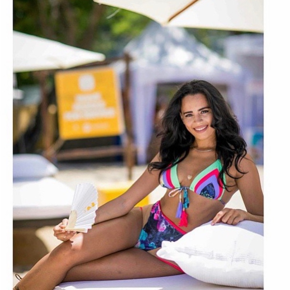 Colorful High-waisted bikini Swimsuit
